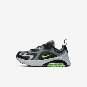 Nike Air Max 200 - Fiatalabb Gyerek Utcai Cipő - Fekete/Fehér